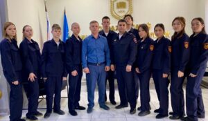 Студенты Астраханского юридического колледжа познакомились с работой кинологической службы